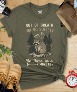 Out of Breath Raccoon Shirt